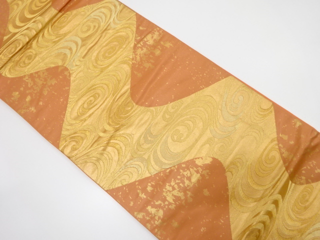 光悦錦観世流水織り出し　袋帯